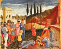 Angelico, Fra - Decapitation of Saints Cosmas and Damian